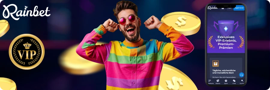 Rainbet bonus VIP