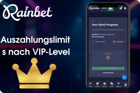 Rainbet Auszahlungslimits nach VIP-Level