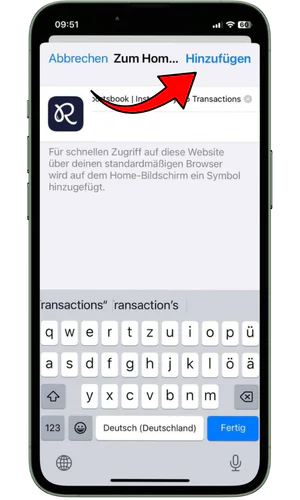 Schaltfläche hinzufügen RainBet