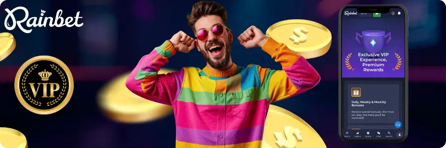 Rainbet bonus VIP Nederland