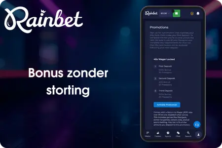 Bonusactivering Rainbet Nederland