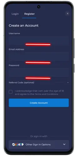 Rainbet login e-mail wachtwoord invullen